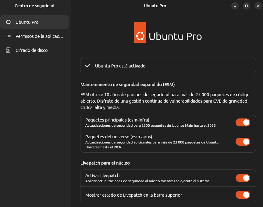 Centro de Seguridad de Ubuntu 26.04 LTS
