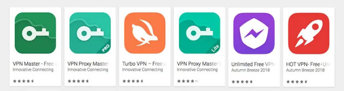 Aplicaciones VPN dudosas