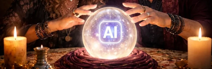  la IA se ha transformado en un oráculo o bola de cristal 