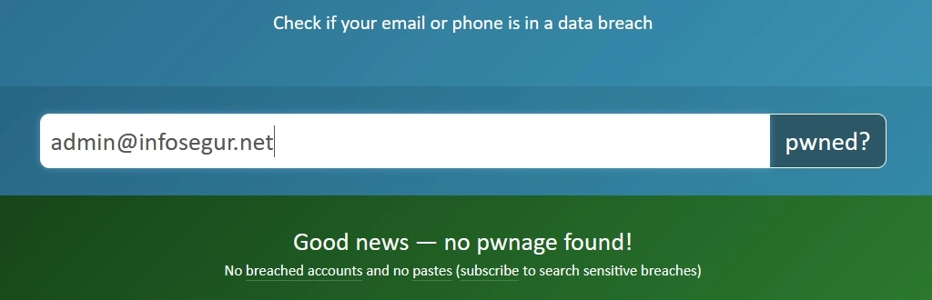 Have I Been Pwned