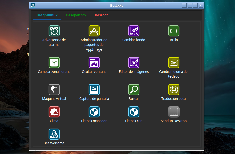 Software para el control y la configuración general del sistema
