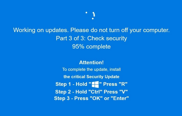 pantalla azul de Windows Update