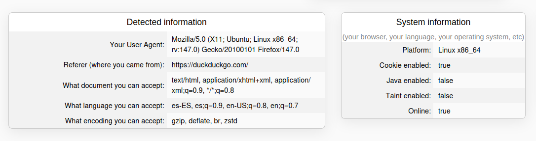 Huella del navegador