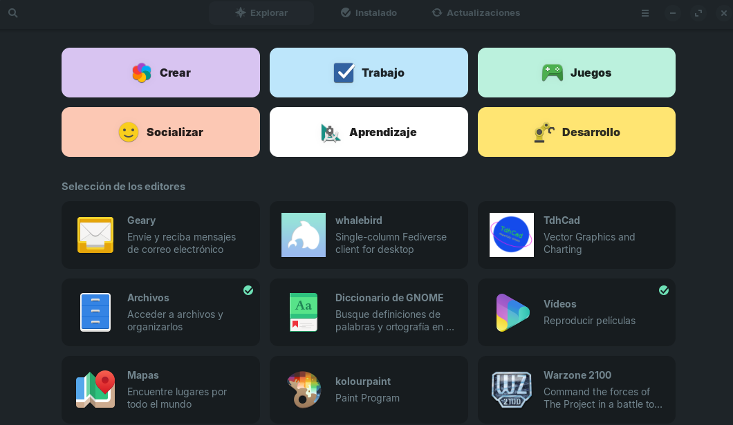 Aplicaciones Zorin OS