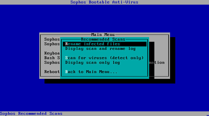 Sophos Bootable Antivirus