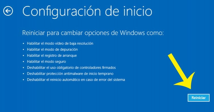 Iniciar Windows en modo seguro